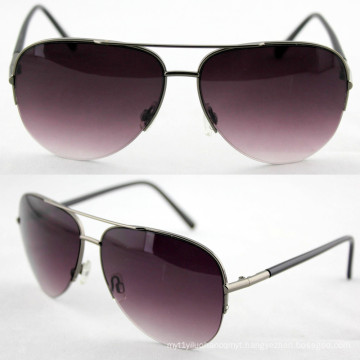 Quality Designer Metal Fashion Polarized Sunglasses for Men (14191)